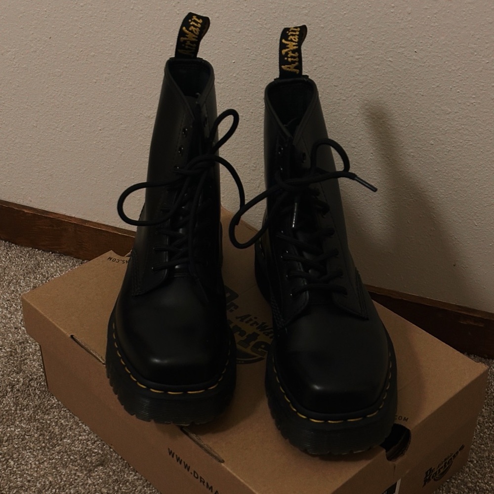 Dr. Martens 1490 Bex Squared Toe Boots
